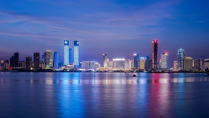 風(fēng)光, 江西, 南昌, 贛江, 索尼, 色彩, 黃昏 - 風(fēng)中搖擺 - 圖蟲(chóng)攝影網(wǎng)